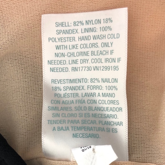 Kona Sol NWT One Piece Swimsuit Keyhole Bow Straps - Picture 7 of 7